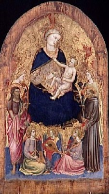 "La Vierge et l’Enfant avec quatre saints et trois anges musiciens